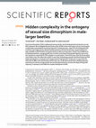 Research paper thumbnail of Hidden complexity in the ontogeny of sexual size dimorphism in male-larger beetles