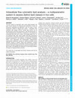 Research paper thumbnail of Intracellular flow cytometric lipid analysis – a multiparametric system to assess distinct lipid classes in live cells