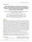 Research paper thumbnail of Effects of garlic (Allium sativum) extract on the expression of receptor for advanced glycation end products and proinflammatory cytokines secretion in peripheral blood mononuclear cells from patients with type 2 diabetes mellitus