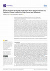 Research paper thumbnail of Finite Element In-Depth Verification: Base Displacements of a Spherical Dome Loaded by Edge Forces and Moments