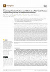 Research paper thumbnail of Analyzing Potential Failures and Effects in a Pilot-Scale Biomass Preprocessing Facility for Improved Reliability