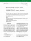 Research paper thumbnail of Asociación VACTER: Reporte de un caso