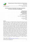 Research paper thumbnail of Investigation of the Effect of Tabata Training on Vital Capacities of Swimmers