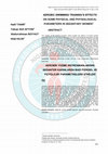 Research paper thumbnail of Aerobic Swimming Training’s Effects on Some Physical and Physiological Parameters in Sedantary Women