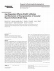 Research paper thumbnail of Age-Dependent Effects of ALK5 Inhibition and Mechanism of Neuroprotection in Neonatal Hypoxic-Ischemic Brain Injury