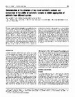 Research paper thumbnail of Determination of the structure of two novel echistatin variants and comparison of the ability of echistatin variants to inhibit aggregation of platelets from different species