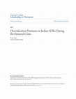 Research paper thumbnail of Student Scholarship 2010 Diversification Premium on Indian ADRs During the Financial Crisis