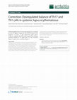 Research paper thumbnail of Correction: Dysregulated balance of Th17 and Th1 cells in systemic lupus erythematosus