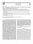 Research paper thumbnail of Effect of dehulling, fermentation, and roasting on the nutrient and anti-nutrient content of sorghum and pearl millet flour