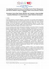 Research paper thumbnail of Karadeniz'e Kıyısı Olan Türkiye İllerinin Atık Yönetimi ve Deniz Kirliliği Açısından Bütünleşik Çok Kriterli Karar Analizi Modeli ile İncelenmesi