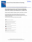 Research paper thumbnail of Discredited Assessment and Treatment Methods Used with Children and Adolescents: A Delphi Poll