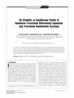 Research paper thumbnail of On stability of equilibrium points in nonlinear fractional differential equations and fractional Hamiltonian systems