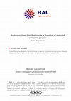 Research paper thumbnail of Residence time distributions in a liquefier of material extrusion process