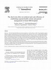 Research paper thumbnail of The short-term effect on technical and scale efficiency of establishing regional health systems and general management in Greek NHS hospitals