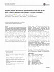 Research paper thumbnail of Mapping chronic liver disease questionnaire scores onto SF-6D utility values in patients with primary sclerosing cholangitis