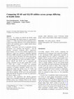 Research paper thumbnail of Comparing SF-6D and EQ-5D utilities across groups differing in health status