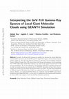 Research paper thumbnail of Interpreting the GeV-TeV gamma-ray spectra of local giant molecular clouds using GEANT4 simulation