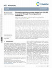 Research paper thumbnail of Elucidating anticancer drugs release from UiO-66 as a carrier through the computational approaches