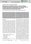 Research paper thumbnail of Melamine-Functionalized Chitosan: A New Bio-Based Reusable Bifunctional Organocatalyst for the Synthesis of Cyanocinnamonitrile Intermediates and Densely Functionalized Nicotinonitrile Derivatives