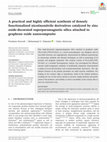 Research paper thumbnail of A practical and highly efficient synthesis of densely functionalized nicotinonitrile derivatives catalyzed by zinc oxide‐decorated superparamagnetic silica attached to graphene oxide nanocomposite