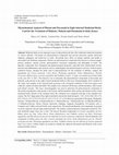 Research paper thumbnail of Phytochemical Analysis of Phenol and Flavonoid in Eight Selected Medicinal Herbs Used for the Treatment of Diabetes, Malaria and Pneumonia in Kisii, Kenya