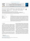 Research paper thumbnail of Gravity-driven membrane (GDM) filtration of algae-polluted surface water