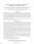 Research paper thumbnail of Light confinement and propagation characteristics in plasmonic gap waveguides on silicon