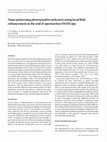 Research paper thumbnail of Nano-patterning photosensitive polymers using local field enhancement at the end of apertureless SNOM tips