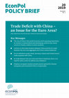 Research paper thumbnail of Trade Deficit with China – an Issue for the Euro Area?