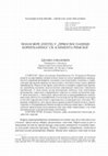 Research paper thumbnail of Појам вере (πίστις) у Првој посланици Коринћанима Св. Климента Римског. The Notion of Faith ΠΙΣΤΙΣ in the First Epistle to the Corinthians of St Clement of Rome