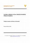 Research paper thumbnail of Global Versus Local Shocks in Micro Price Dynamics