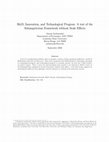 Research paper thumbnail of R&D, Innovation, and Technological Progress: A Test of the Schumpeterian Framework Without Scale Effects