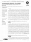 Research paper thumbnail of Efeito Dos Aacr Na Força Isométrica Apos Exercicio De Endurance Em Um Ambiente Quente