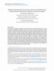 Research paper thumbnail of Efectos psicosociales del acoso sexual en estudiantes de instituciones de educación superior de Quito, Ecuador