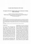 Research paper thumbnail of Investigation of the effects of platform motion on the aerodynamics of a floating offshore wind turbine