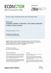 Research paper thumbnail of Activation Policies in Germany: From Status Protection to Basic Income Support