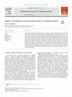 Research paper thumbnail of Stability and stabilization of garnissage on surface in cylindrical channel