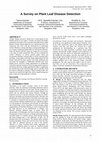 Research paper thumbnail of A Survey on Plant Leaf Disease Detection