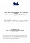 Research paper thumbnail of Product layout induced topography effects on intrafield levelling