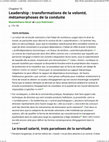 Research paper thumbnail of Leadership : transformations de la volonté, métamorphoses de la conduite