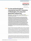 Research paper thumbnail of A cross-sectional study to characterize local HIV-1 dynamics in Washington, DC using next-generation sequencing