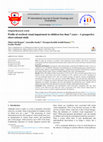 Research paper thumbnail of Profile of cerebral visual impairment in children less than 7 years – A prospective observational study