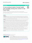 Research paper thumbnail of A cross-sectional study of mental health and suicidality among trans women in São Paulo, Brazil