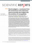 Research paper thumbnail of Novel analgesic ω-conotoxins from the vermivorous cone snail Conus moncuri provide new insights into the evolution of conopeptides