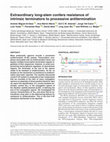 Research paper thumbnail of Extraordinary long-stem confers resistance of intrinsic terminators to processive antitermination