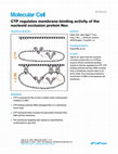 Research paper thumbnail of CTP regulates membrane-binding activity of the nucleoid occlusion protein Noc