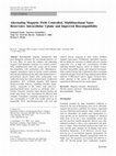 Research paper thumbnail of Alternating Magnetic Field Controlled, Multifunctional Nano-Reservoirs: Intracellular Uptake and Improved Biocompatibility