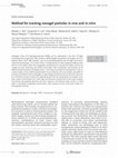 Research paper thumbnail of Method for tracking nanogel particles in vivo and in vitro