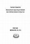 Research paper thumbnail of TAFSIR TEMATIK- Memahami ayat-ayat akidah dan akhlak dalam al Qur'an