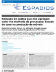 Research paper thumbnail of Redução de custos que não agregam valor via melhoria de processos: Estudo de caso na produção de móveis